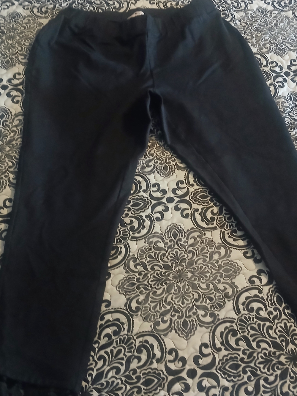 Philosophy Black Cropped Ankle Pants